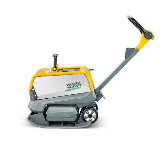 Battery driven reversible vibratory plate